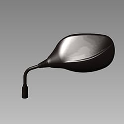 MIRROR ASSEMBLY LEFT BACK (NH-B08M) - Achiever | Hunk - 88120AAKH01ZAS