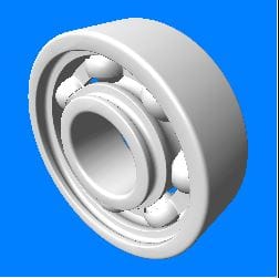 BRG BALL RADIAL 6201 - Maestro - 91006KWP901S