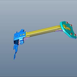 STAY REAR NO PLATE SUB ASSEMBLY - Xtreme 125 - 84701ACL000S