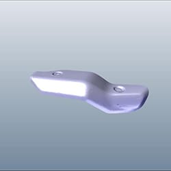 COVER MUFFLER SUB ASSY (MAT AXIS GRAY METALLIC) - HUNK 250 LATAM| XTREME 250 NEPAL BANGLADESH| XTREME 250R - 18314ACW000LS